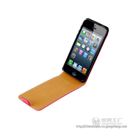 热销iphone5上下翻皮套